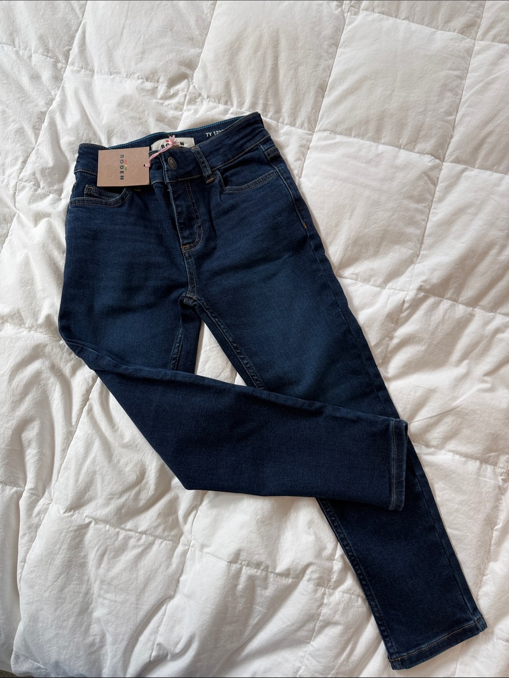 NWT- MINI BODEN- High-Rise Skinny Jeans- 7